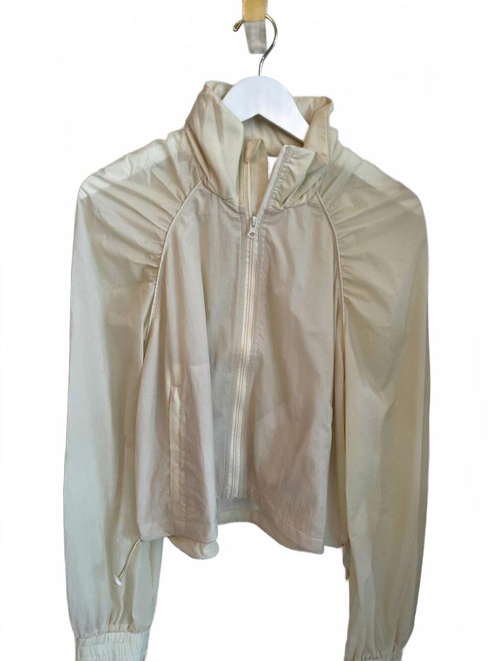 NEW KARLIE women's solid sport jacket in cream